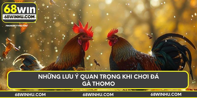 Lưu ý quan trọng khi chơi đá gà Thomo cần nắm