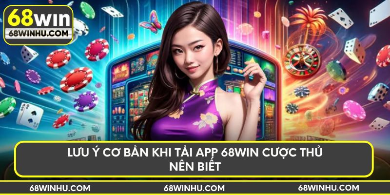 Lưu ý cơ bản khi tải app 68win cược thủ nên biết